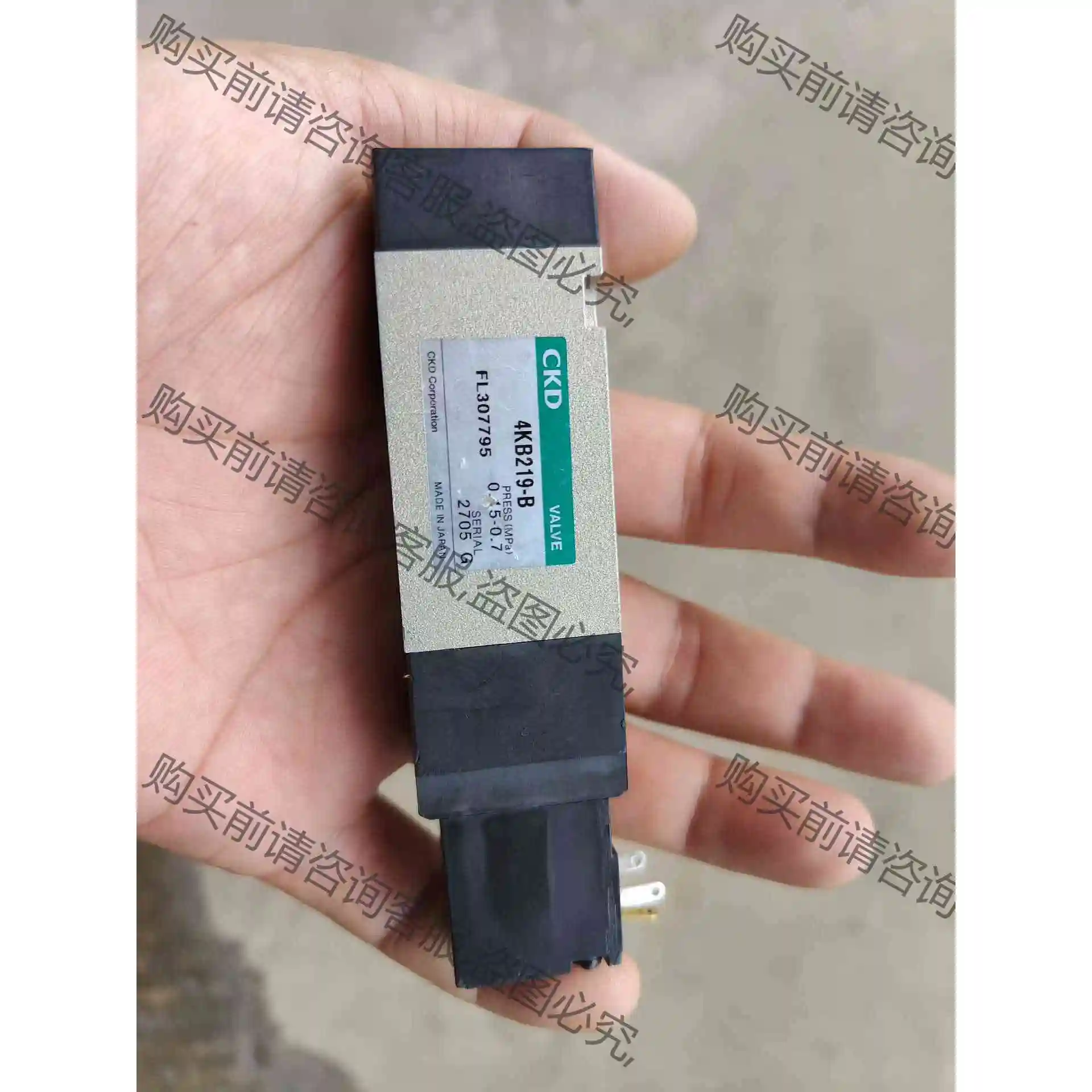 4KB219-B 二手拆机CKD原装电磁阀，DC24V ，功 议价产品 原装拆机