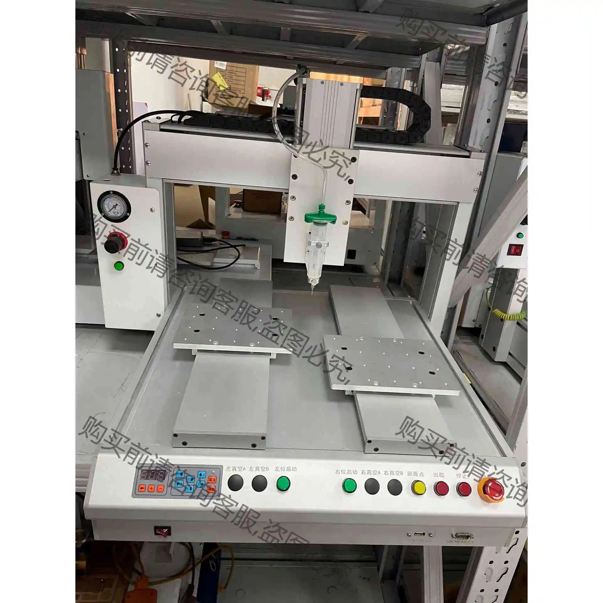 二手点胶机，行程400x300x300x100，外观9新，恒 议价产品 原装拆