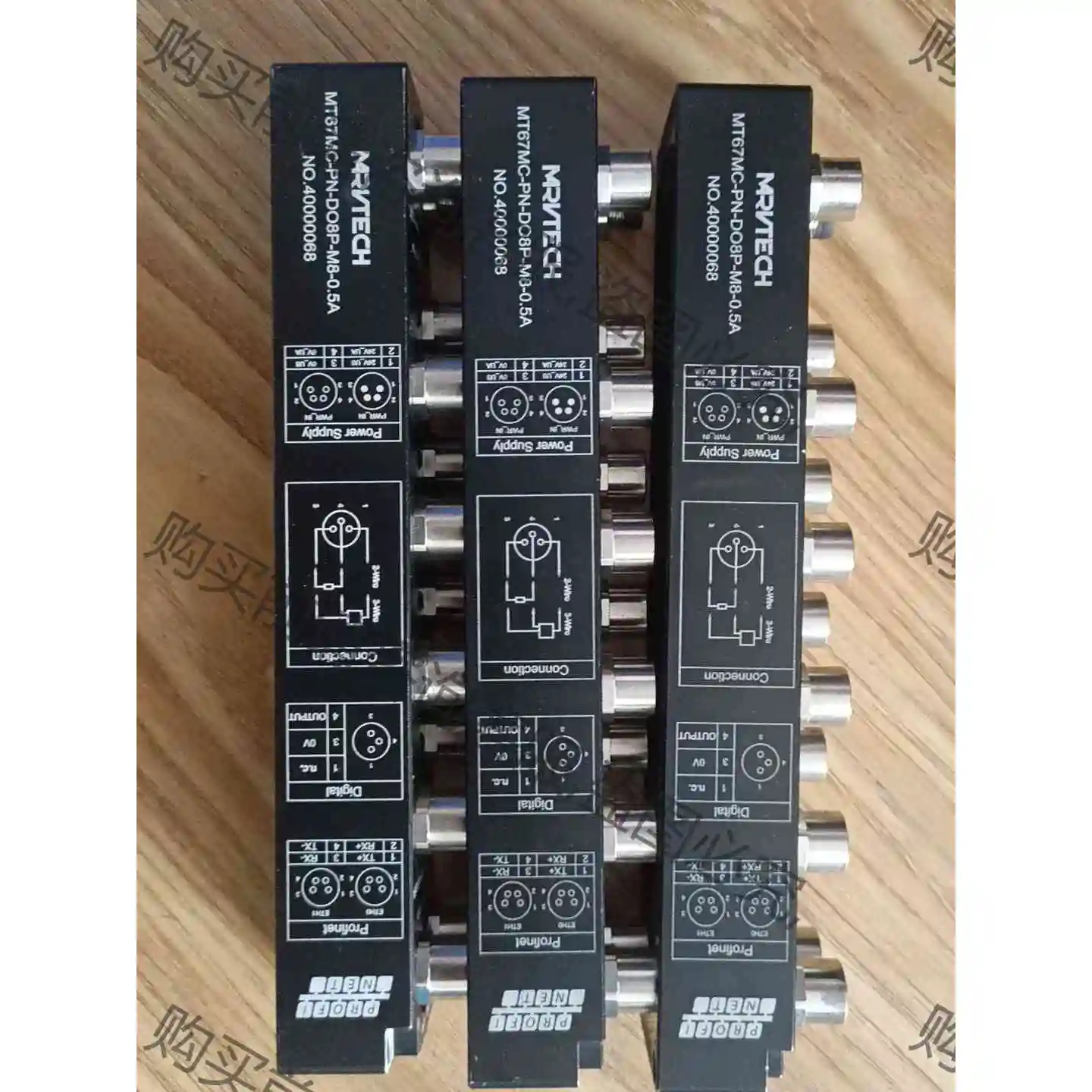 精奇总线通讯模块MT67MC-PN-DO8P-M8-0.5A 议价产品 原装拆机功能