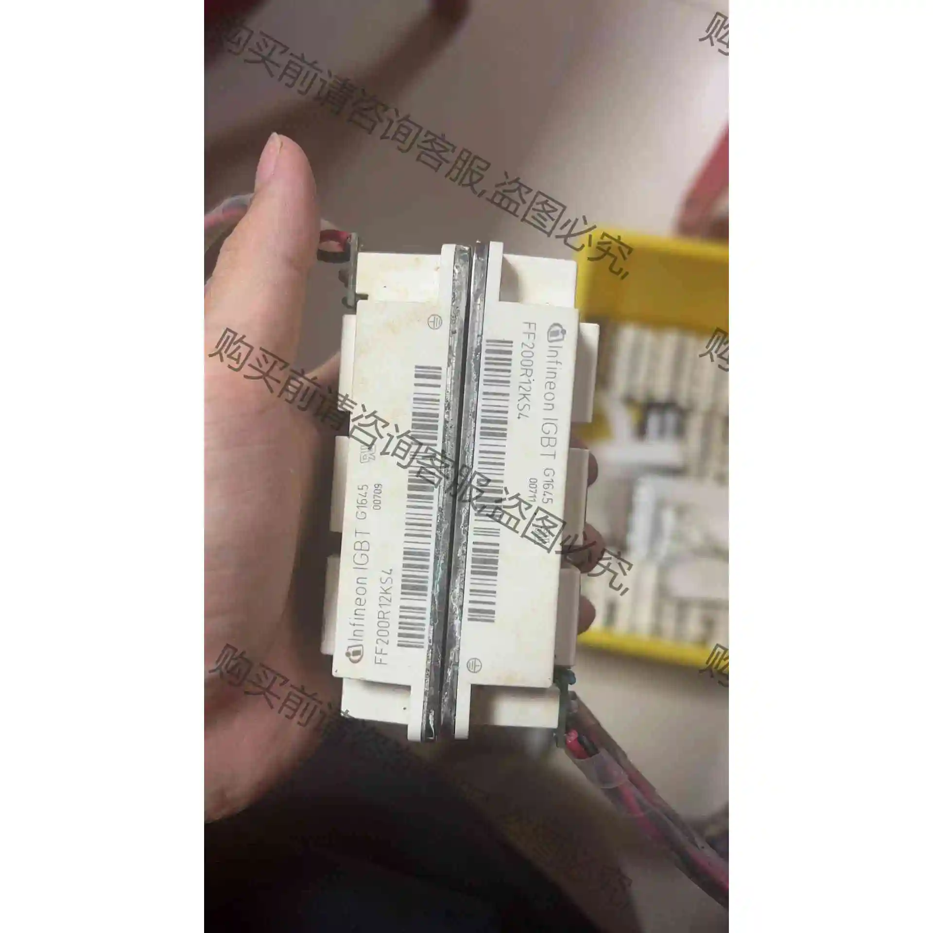 英飞凌FF200R12KS4 FF300R12KS4 拆机漂 议价产品 原装拆机功能完
