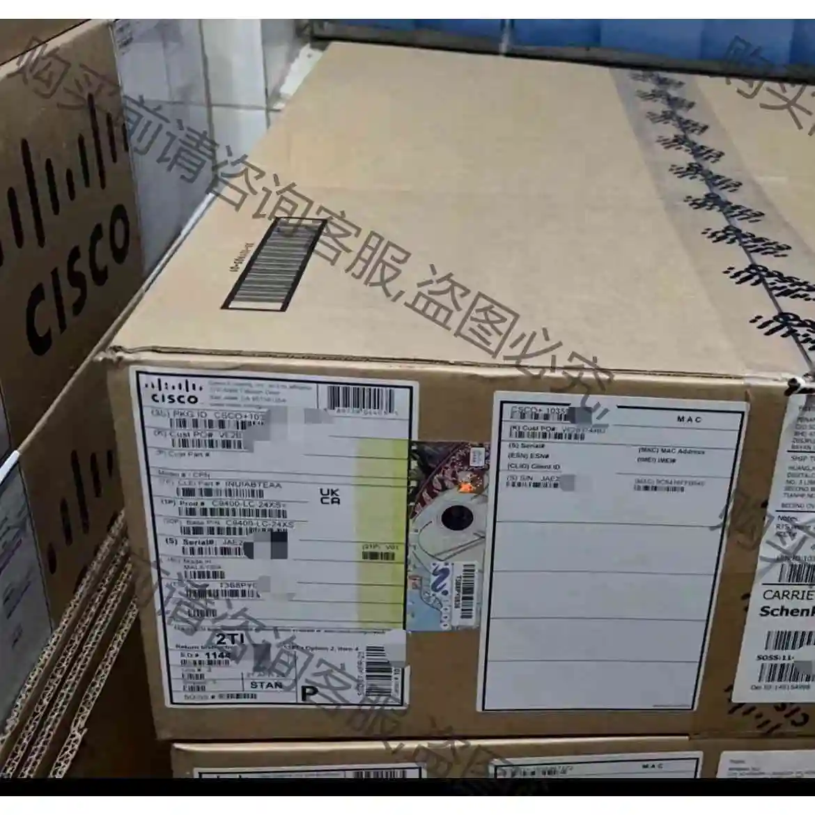 思科 C9400-LC-24XS 原装全新 还有一块现货 议价产品 原装拆机功