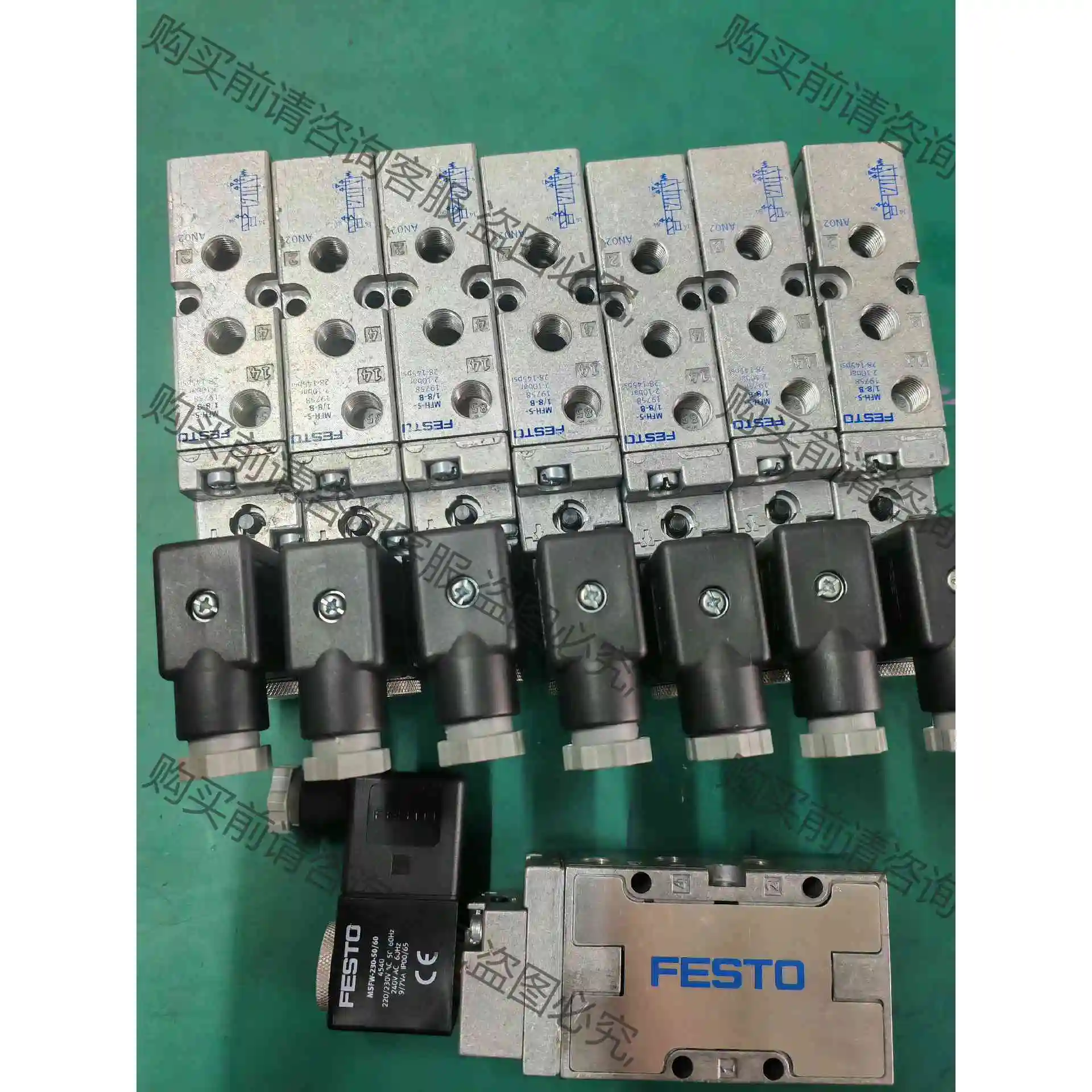 FESTO原装进口拆机电磁阀MFH-5-1/8-B19758 议价产品 原装拆机功