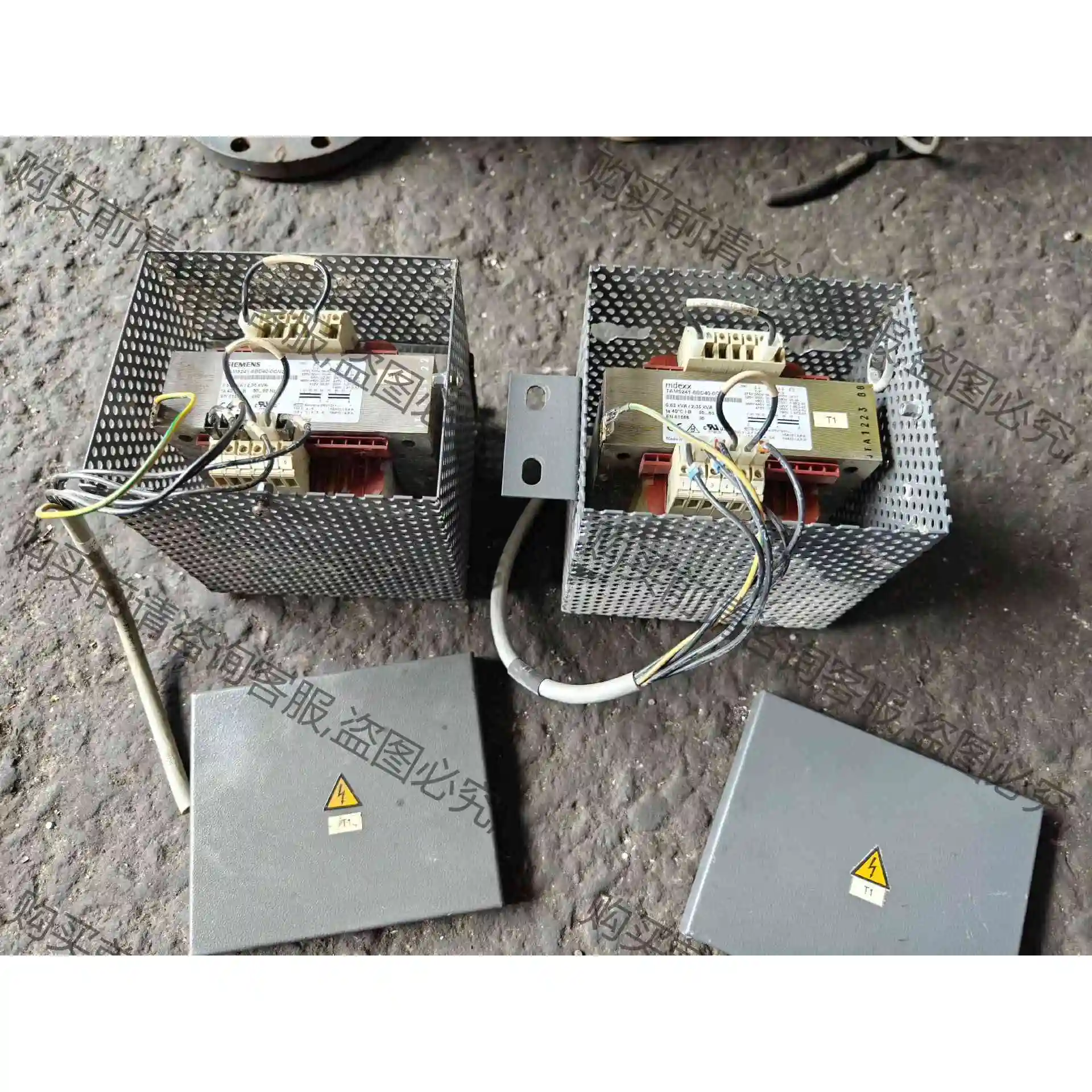 出两个拆机变压器，一个西门zi4AM5241-8BD40-0C 议价产品 原装拆