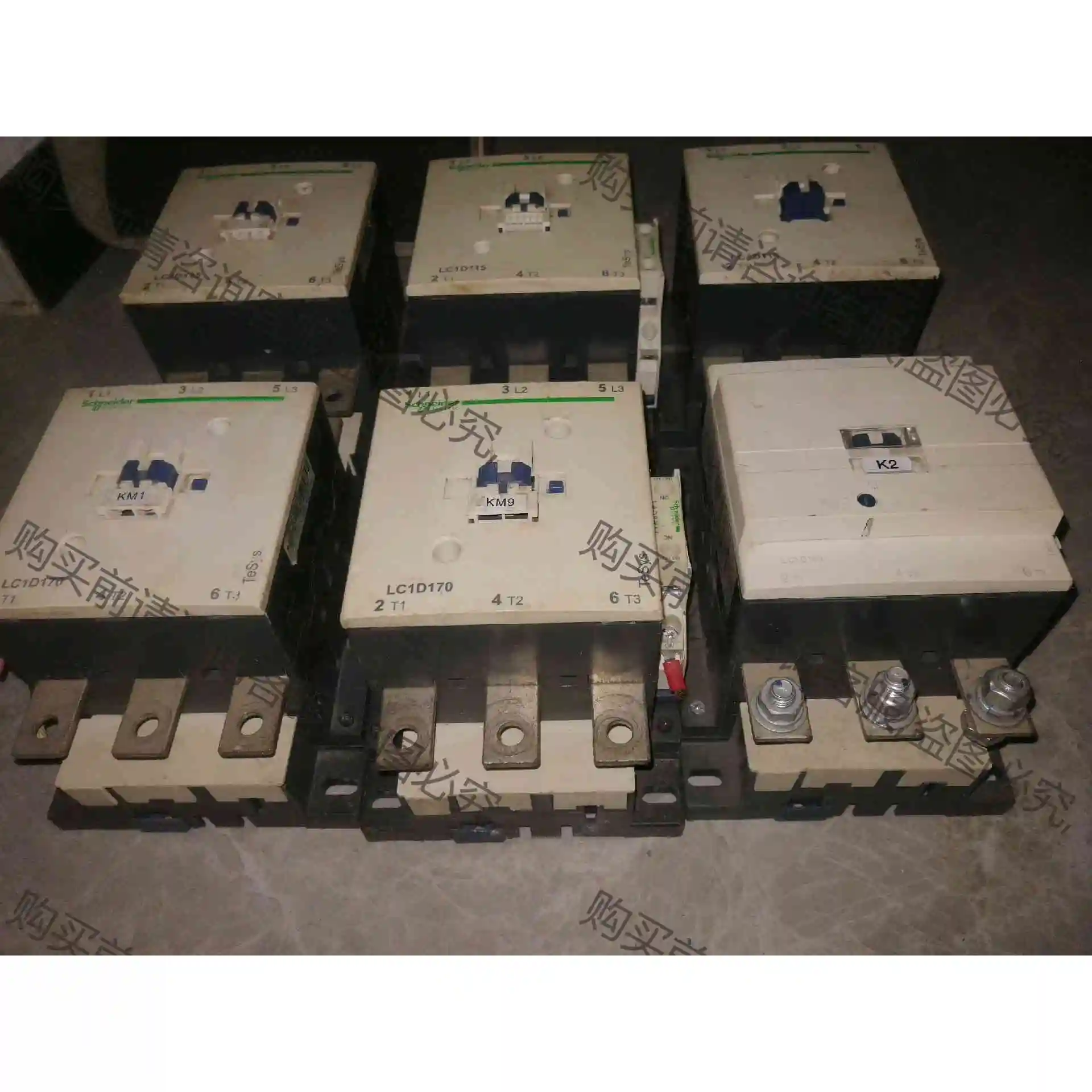施耐de接触器LC1D115 D150 D170 ，线圈电压2 议价产品 原装拆机