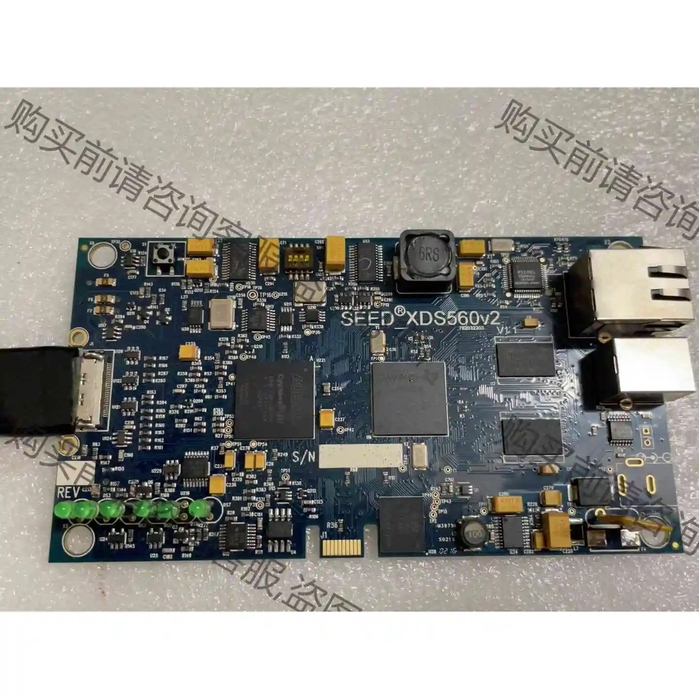 DSP 仿真器 seed-xds560v2主板 议价产品 原装拆机功能完好