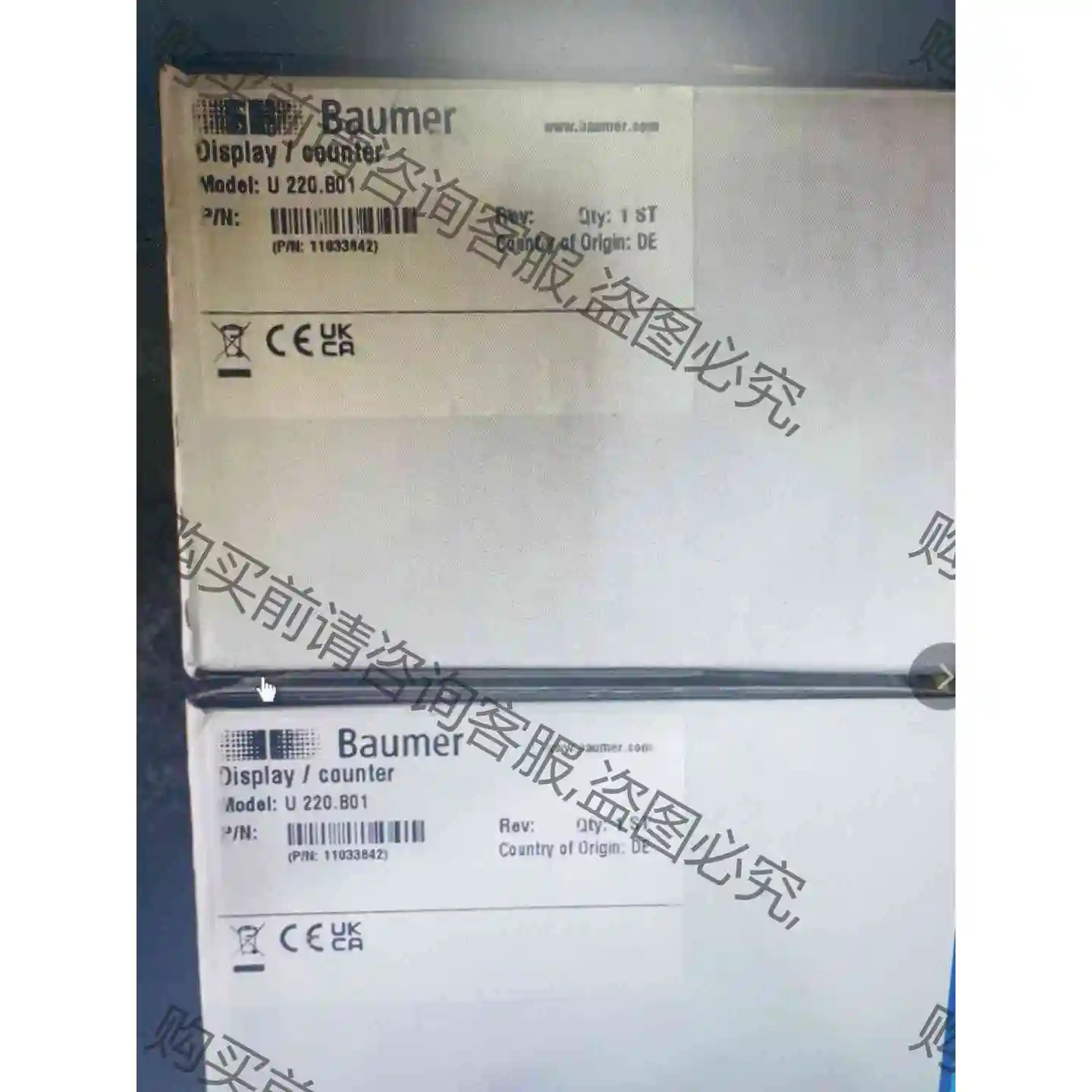 原装正品德国Baumer堡盟机架计数器编码器U220.B01 议价产品 原装