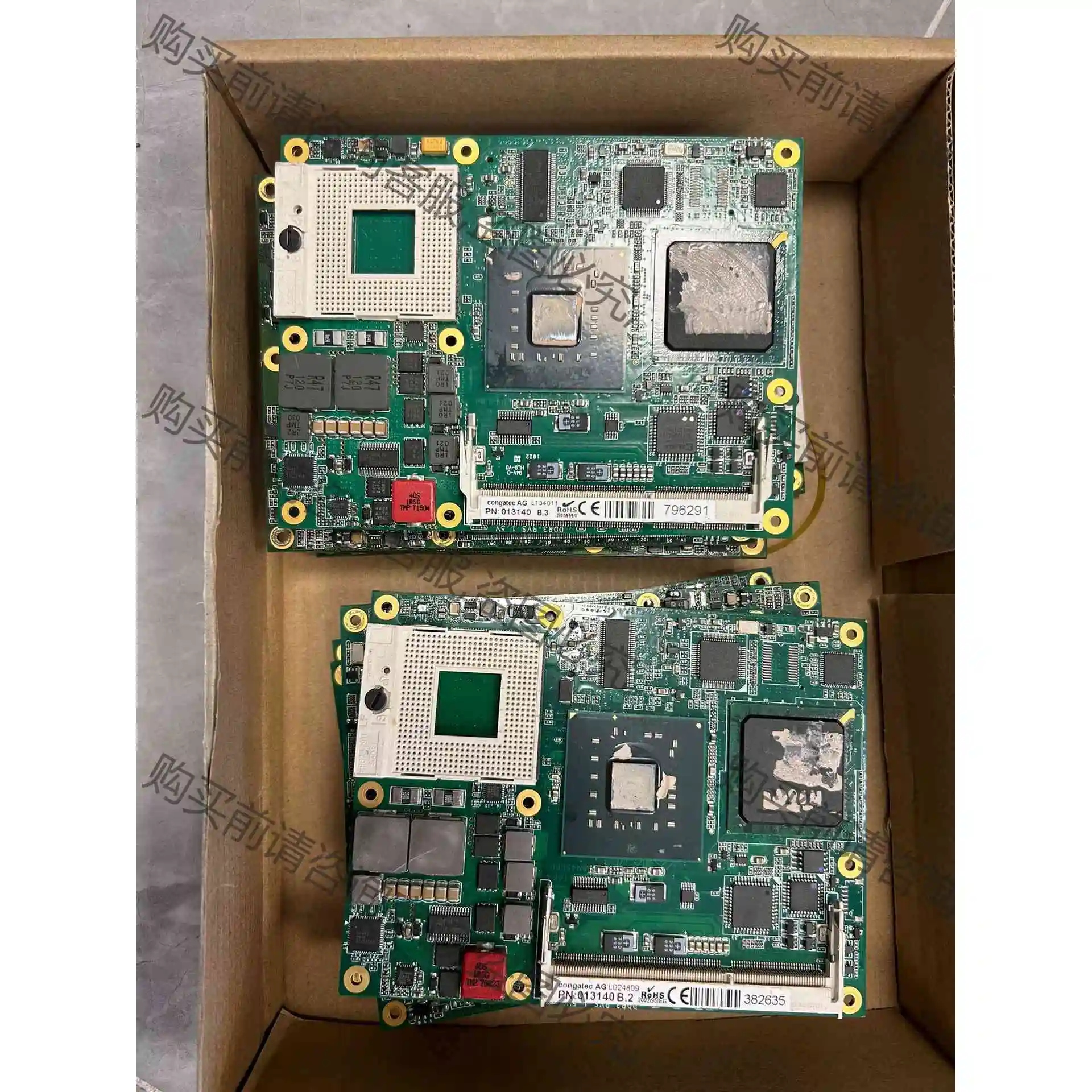 康佳特 congatec PN:013140 库存十几片，bu 议价产品 原装拆机功