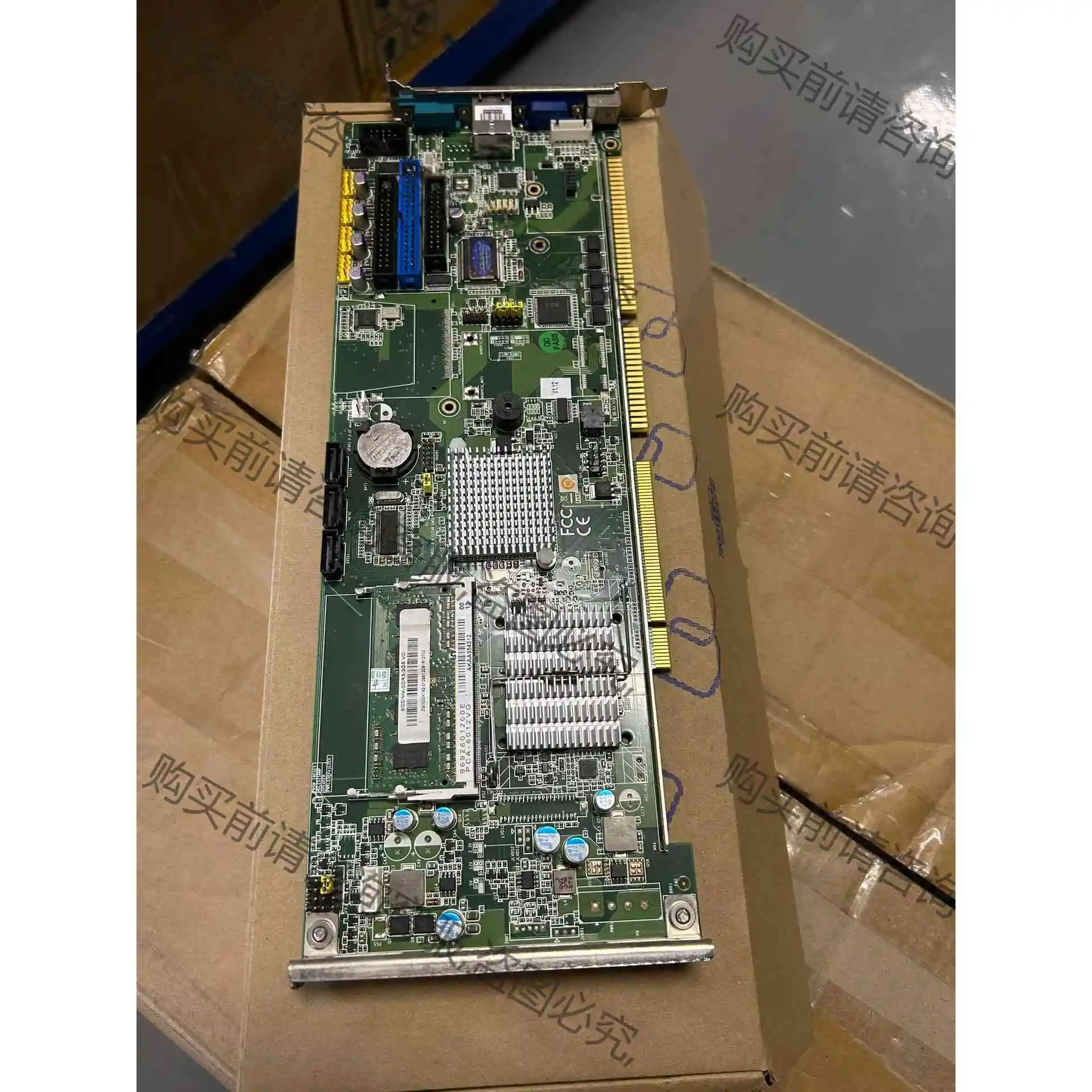 研华 PCA-6012 主板 PCA-6012VG PCA- 议价产品 原装拆机功能完好