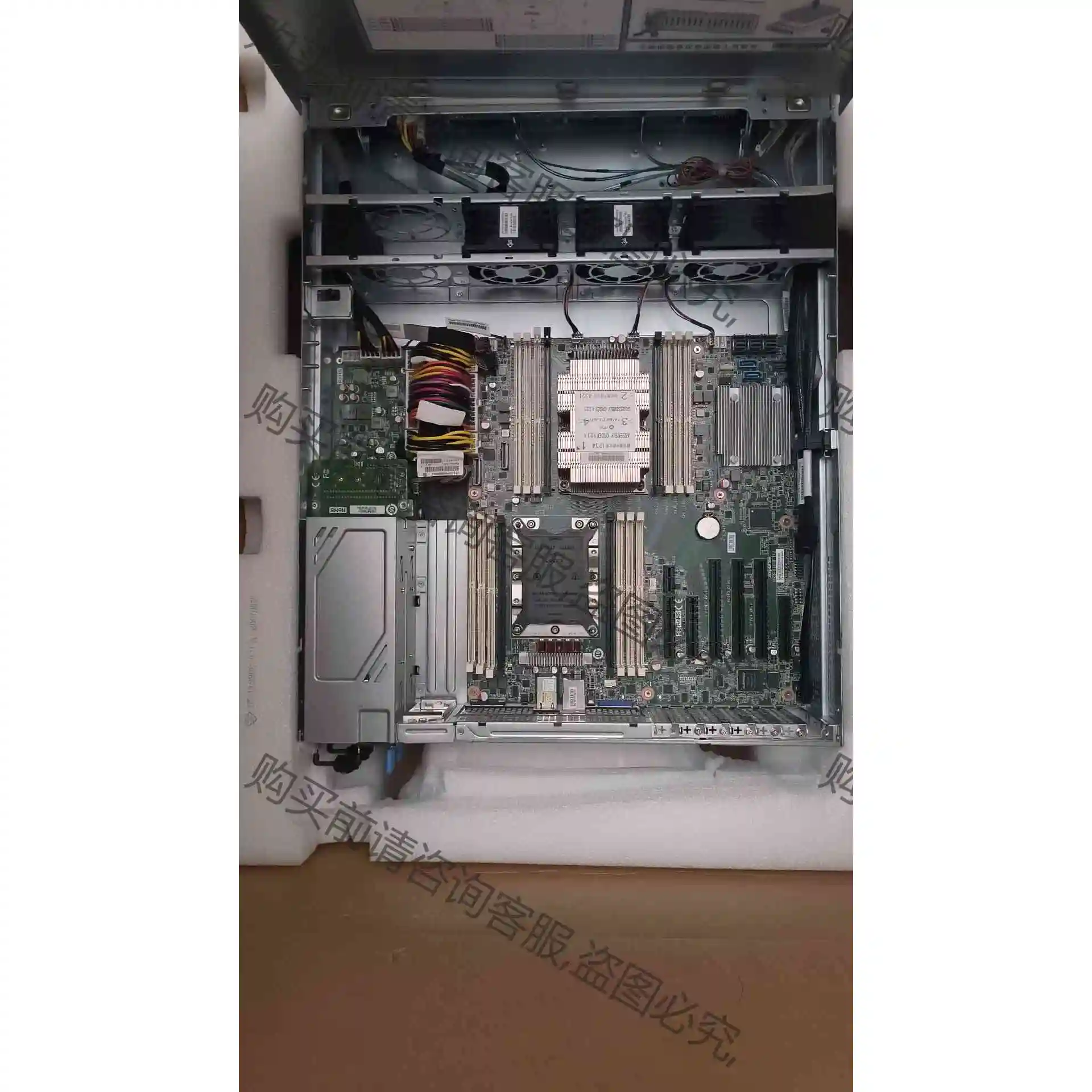 出3台 NF5270M5 浪潮2U服务器准系统，主板YPCB 议价产品 原装拆