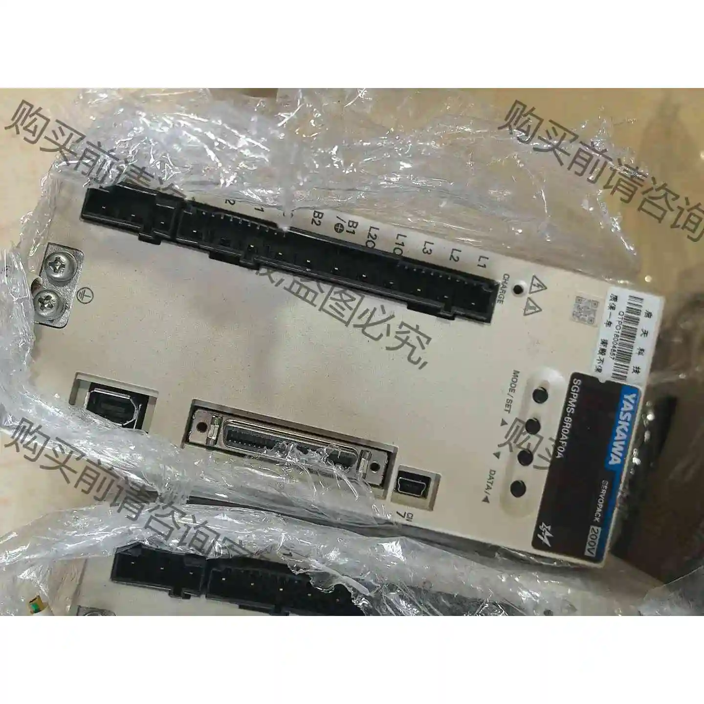 安川伺服驱动器SGPMS-6R0AP0A 拆机二手功能包好单 议价产品 原装