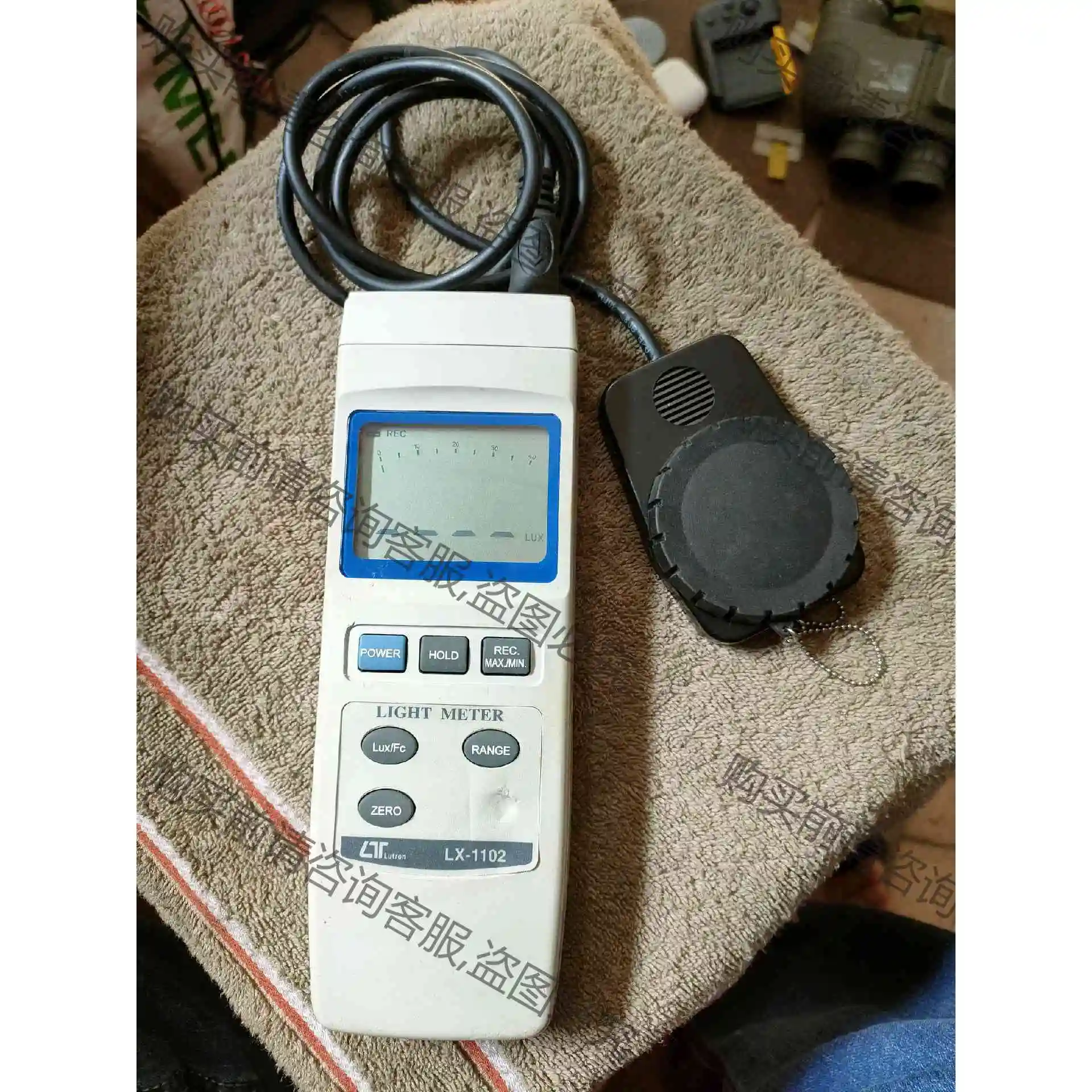 lutron 台湾路昌 LX-1102 光度 测试仪 照度计 议价产品 原装拆机