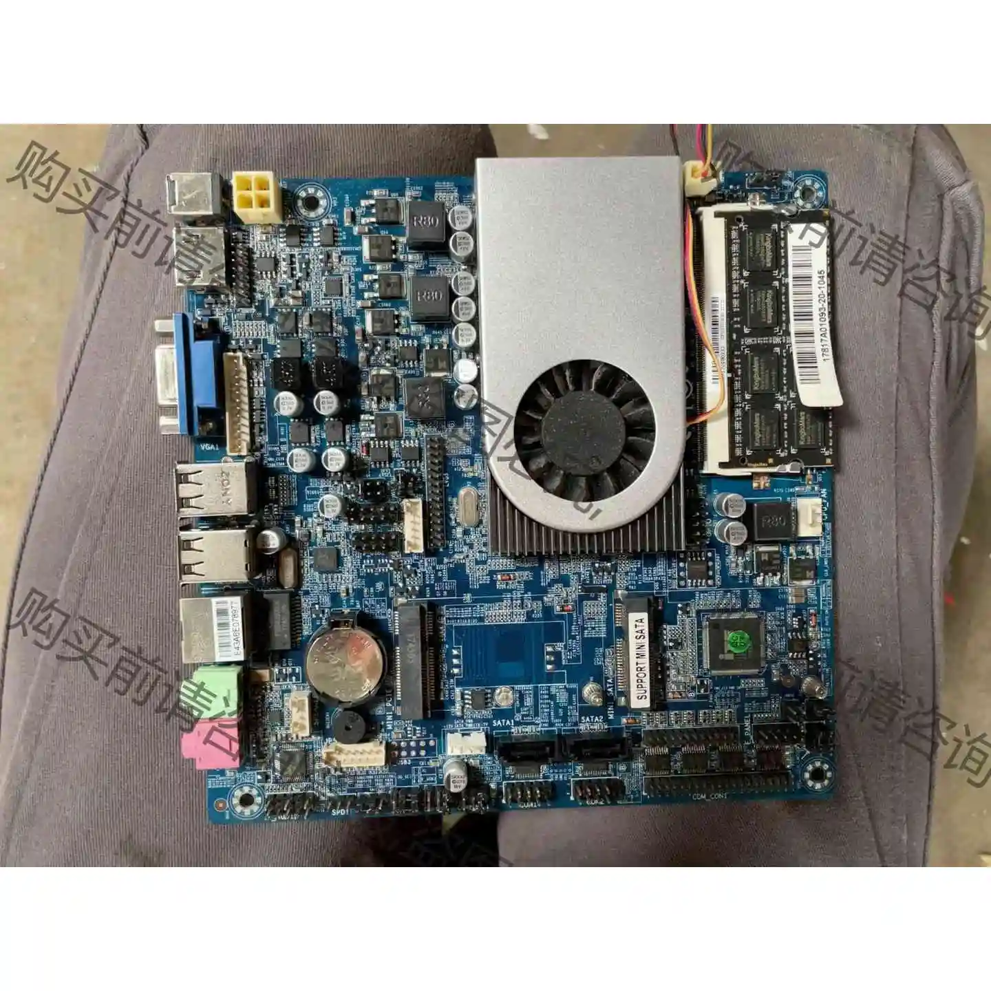 ITX-1037TC-6C8U 超薄 1037U集成工控机主 议价产品 原装拆机功能