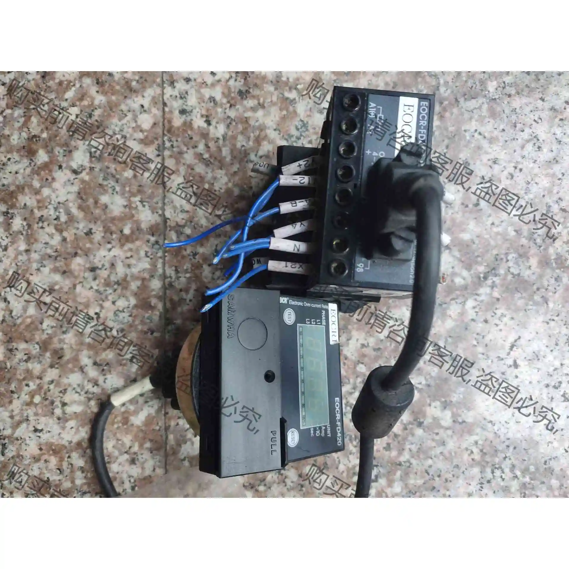 韩国三和电机保护器 eocr-fd420-60-220 议价产品 原装拆机功能完