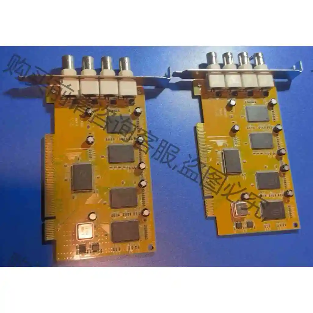 001全新天敏VC4000有两张 四路视频监控卡 PCI压 议价产品 原装拆