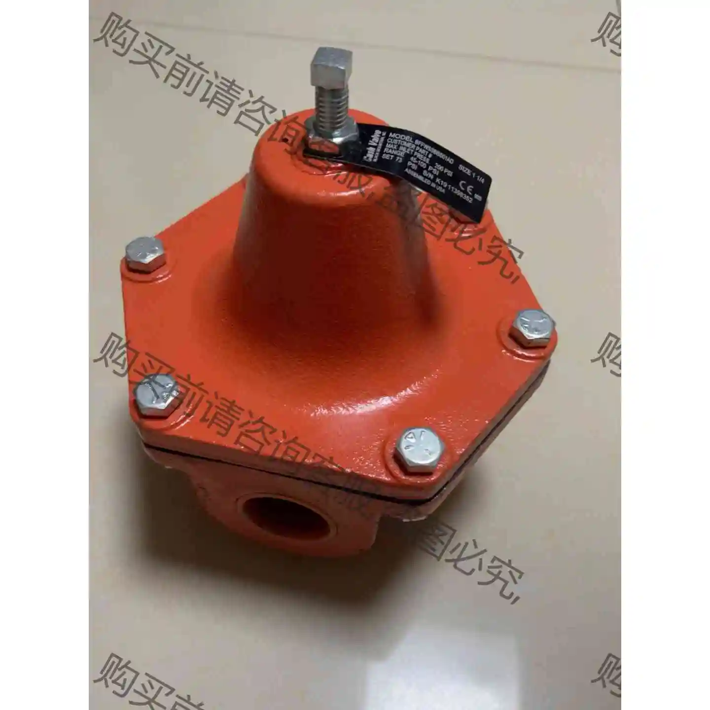 Mcmaster-carr麦克马斯特 P0142626，减压 议价产品 原装拆机功能