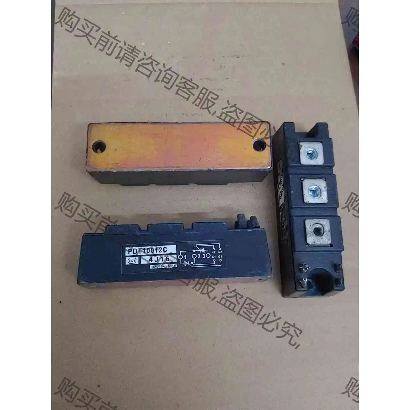 PDT10012C 日本英达可控硅，100A1200V，通用 议价产品 原装拆机