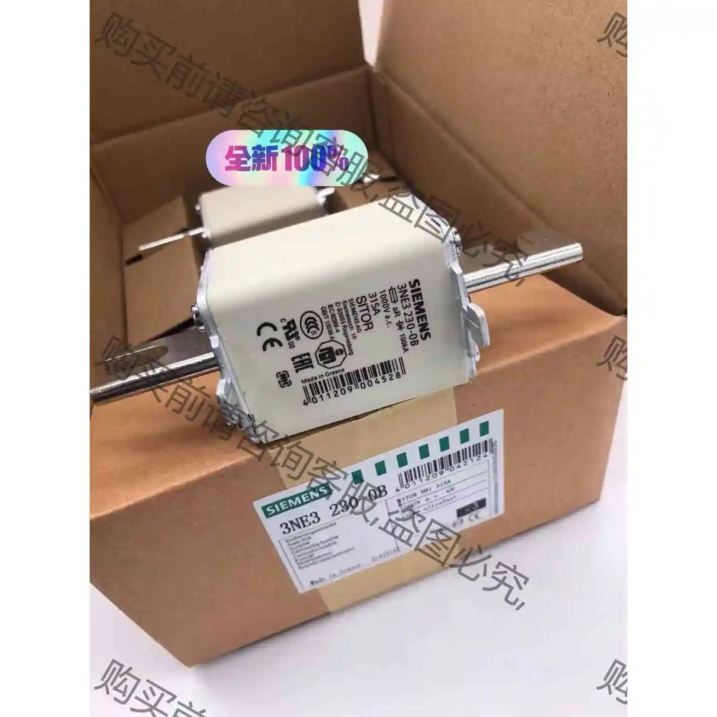 SIEMENS快速熔断器3NE3335/3NE3336/3N 议价产品 原装拆机功能完