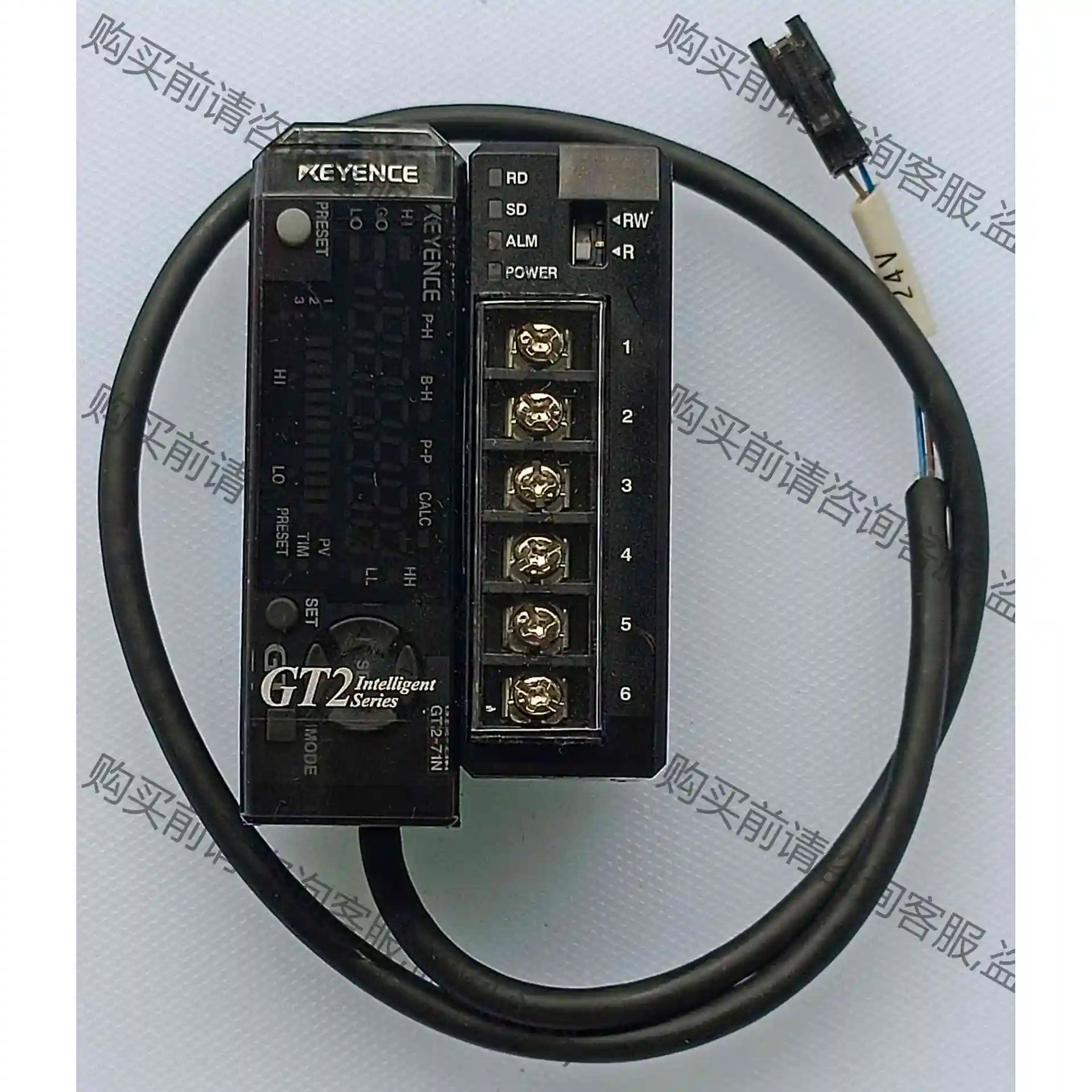 KEYENCE/基恩士GT2-71N放大器，DL-RS1A， 议价产品 原装拆机功能