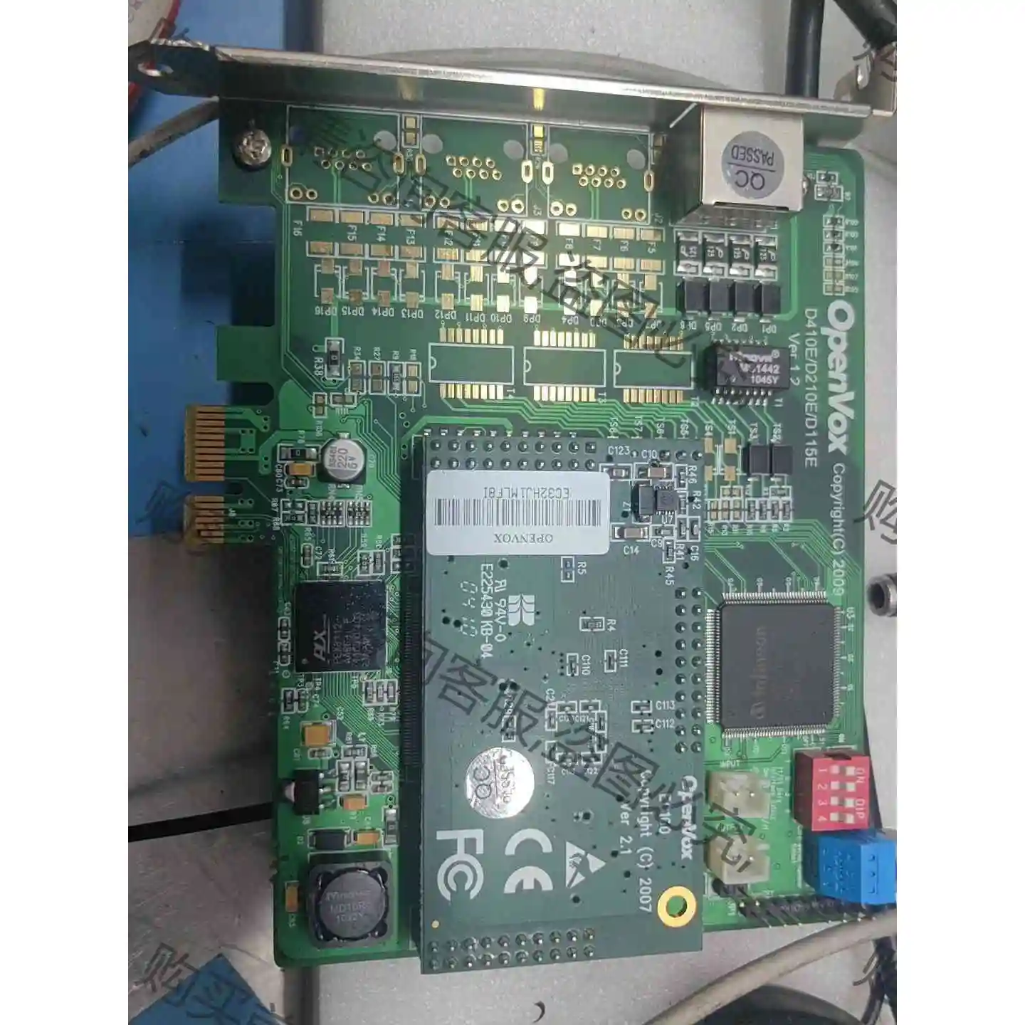 OpenVox数字语音卡 D410E/D210E/D115E 议价产品 原装拆机功能完