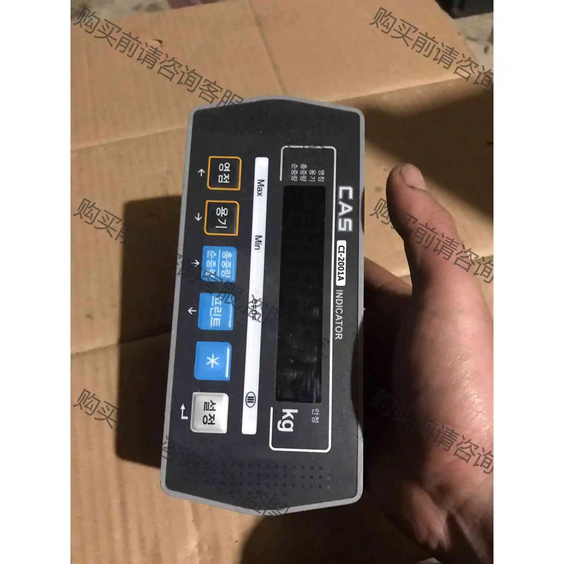 CI-2001A韩国CAS凯士称重显示控制器，拆机件，包好， 议价产品