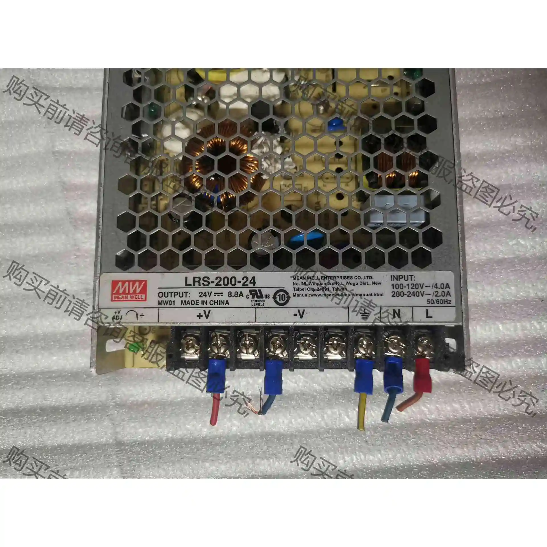 明纬电源LRS一200一24，1个包好包邮 议价产品 原装拆机功能完好