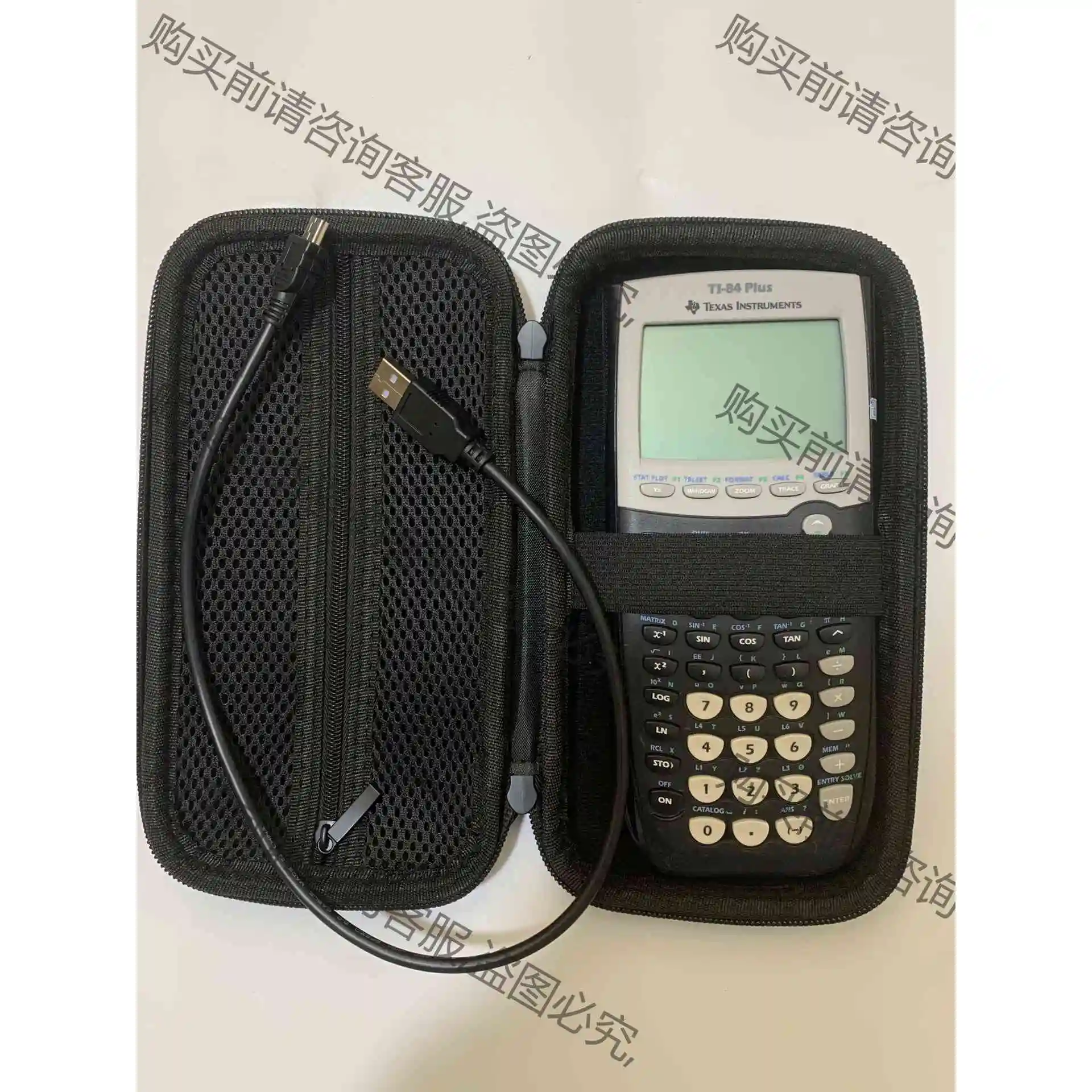Ti 84 plus 计算器 AP SAT 一代经典 如图配 议价产品 原装拆机功