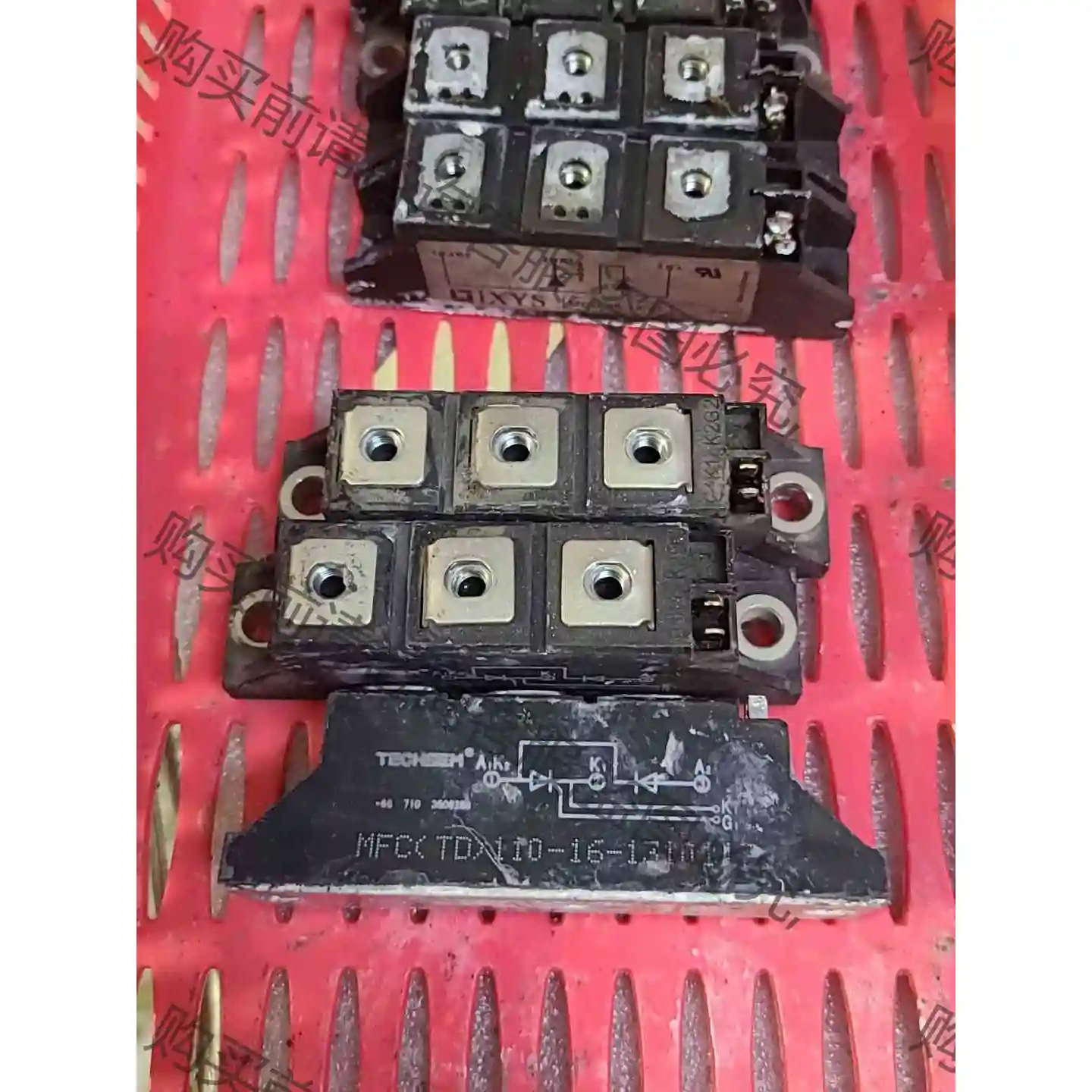MFC110-16可控硅整流模块，测好的只有三只，原装拆机， 议价产品