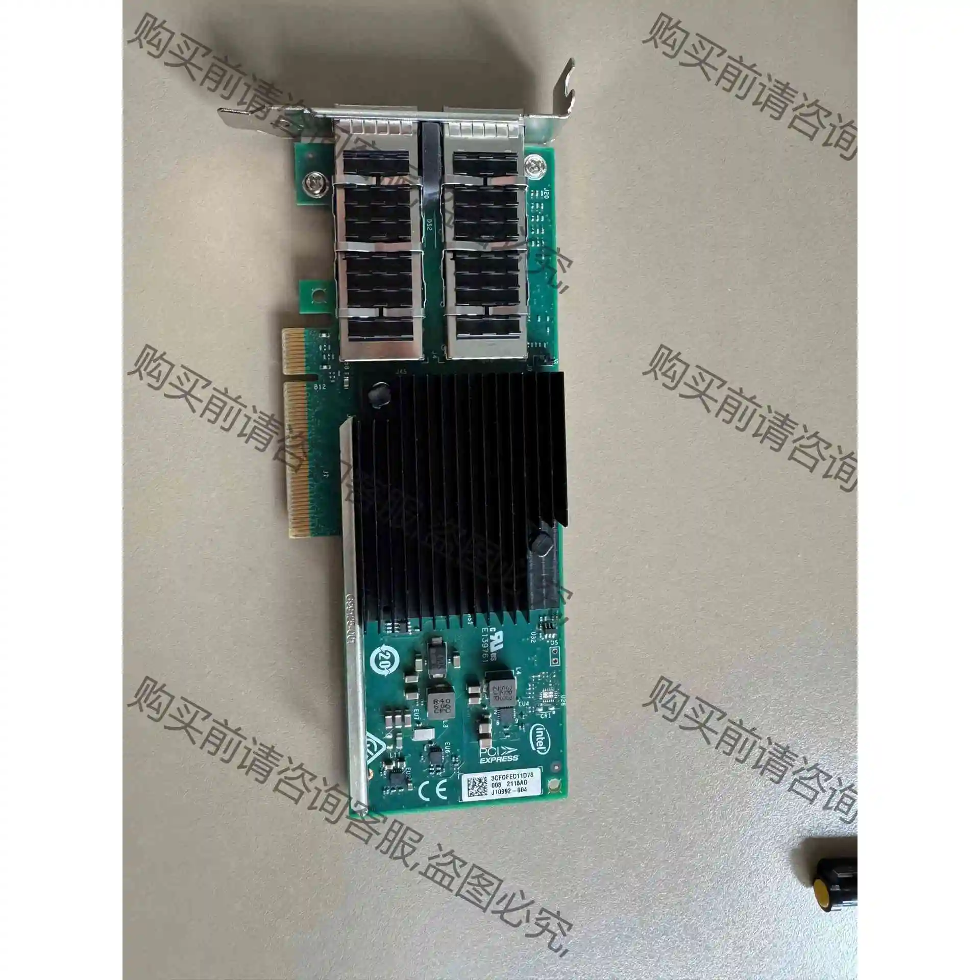 便宜处理一张XL710-QDA2 40G双口网卡 议价产品 原装拆机功能完好