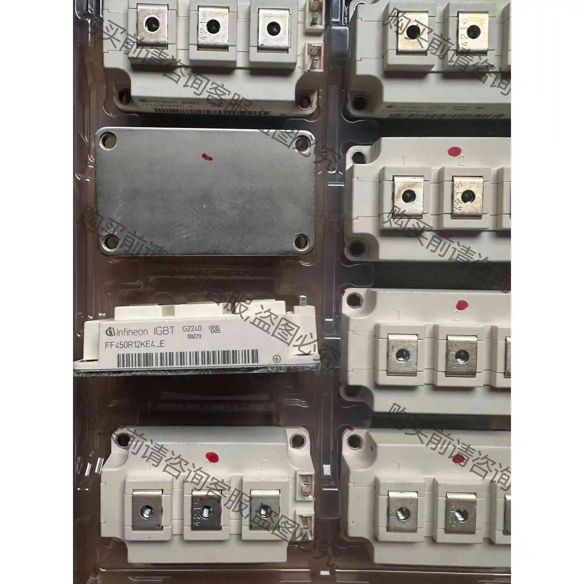 FF450R12KE4-E 拆机漂亮9.9新 议价产品 原装拆机功能完好