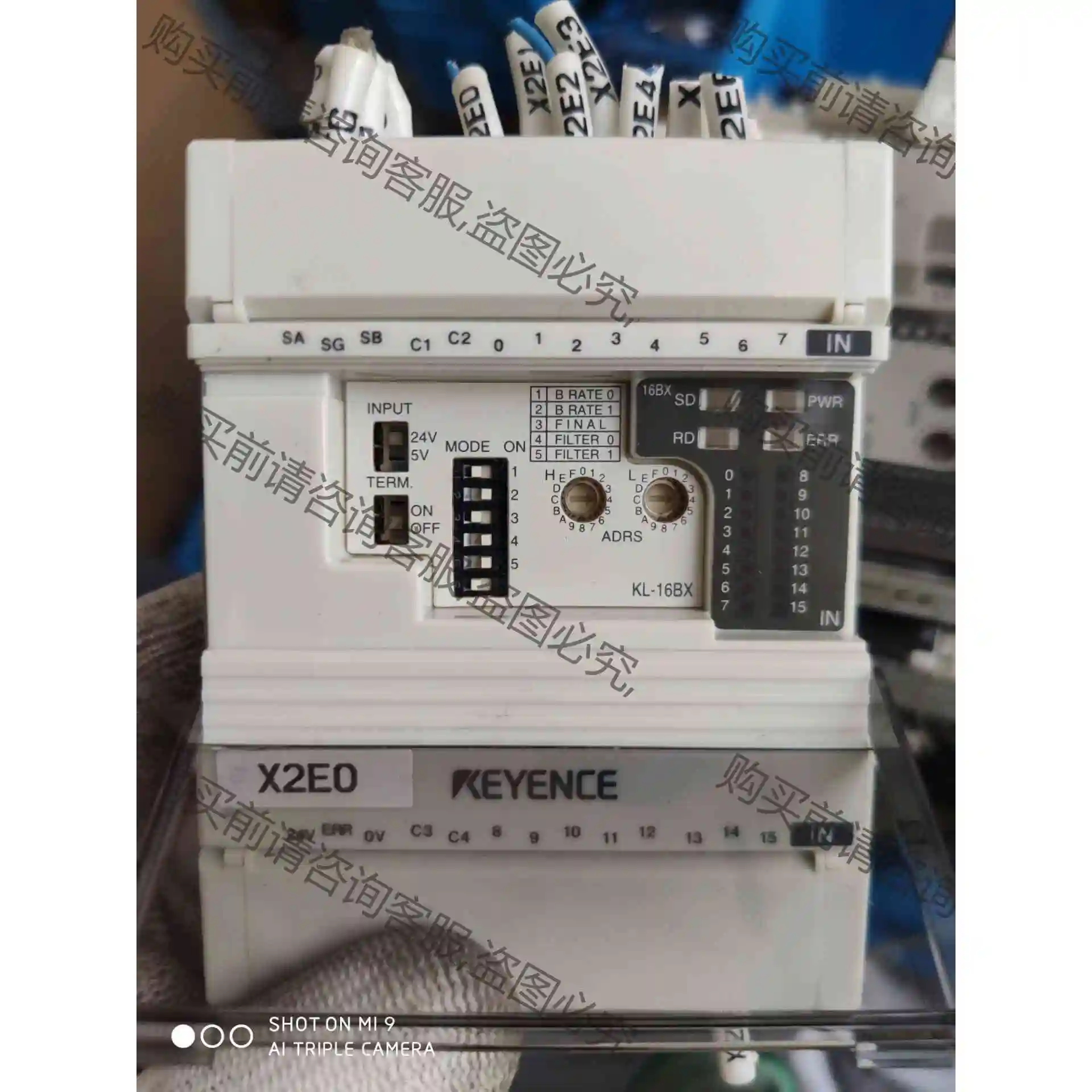 基恩士KL-16BR 16BX 16CT 议价产品 原装拆机功能完好