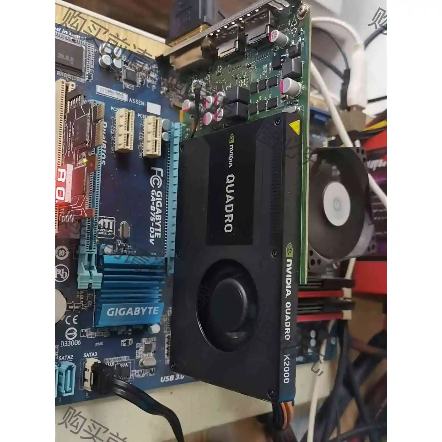 丽台专业制图显卡k2000/2gd5，双DP接口和dvi口 议价产品 原装拆