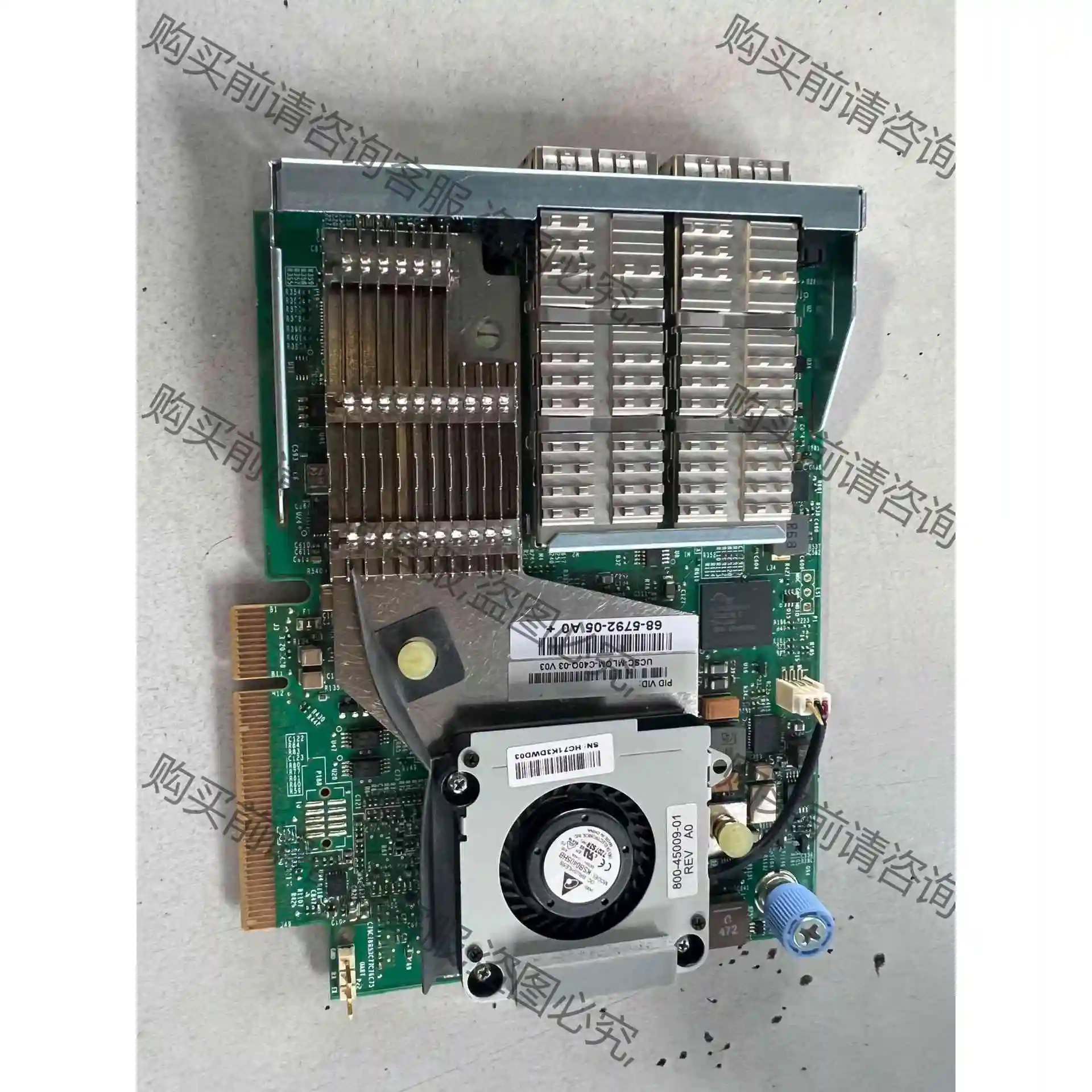 思科ucsc－mlom－c40q－03－vo3后置40g双口 议价产品 原装拆机功