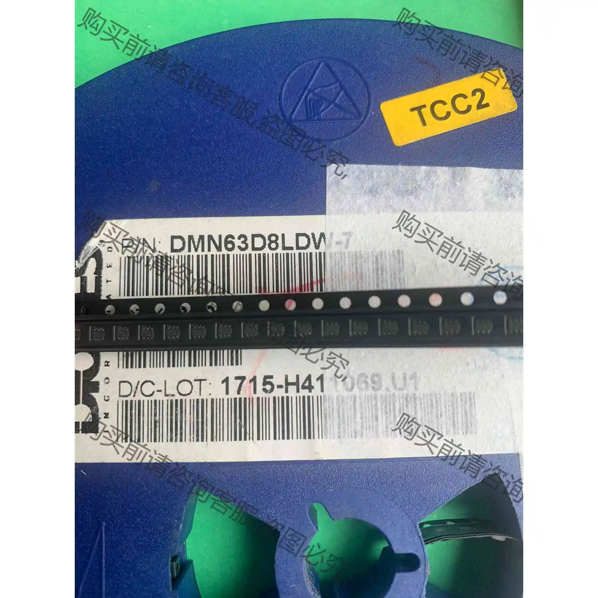 原装贴片 DMN63D8LDW-7 丝印MM4 SOT363 议价产品 原装拆机功能完