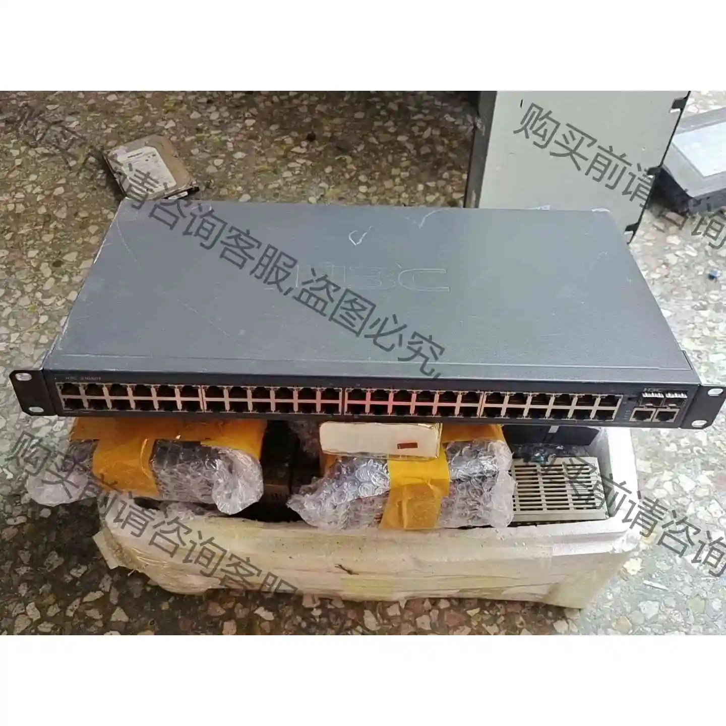 H3C S1050T 48口百兆+2个千兆复口(光口+电口 议价产品 原装拆机
