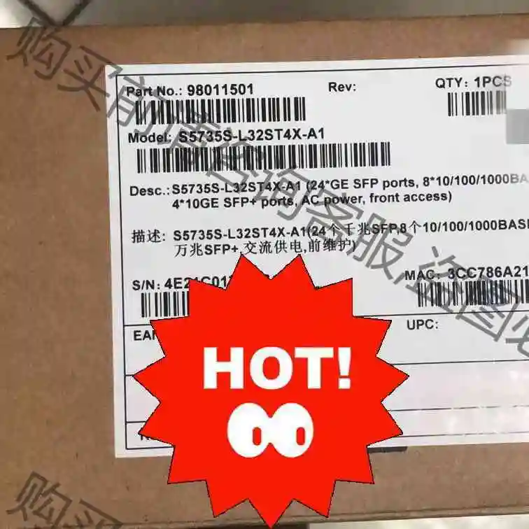 S5735S-L32ST4X-A1(24个千兆SFP,8个1 议价产品 原装拆机功能完好
