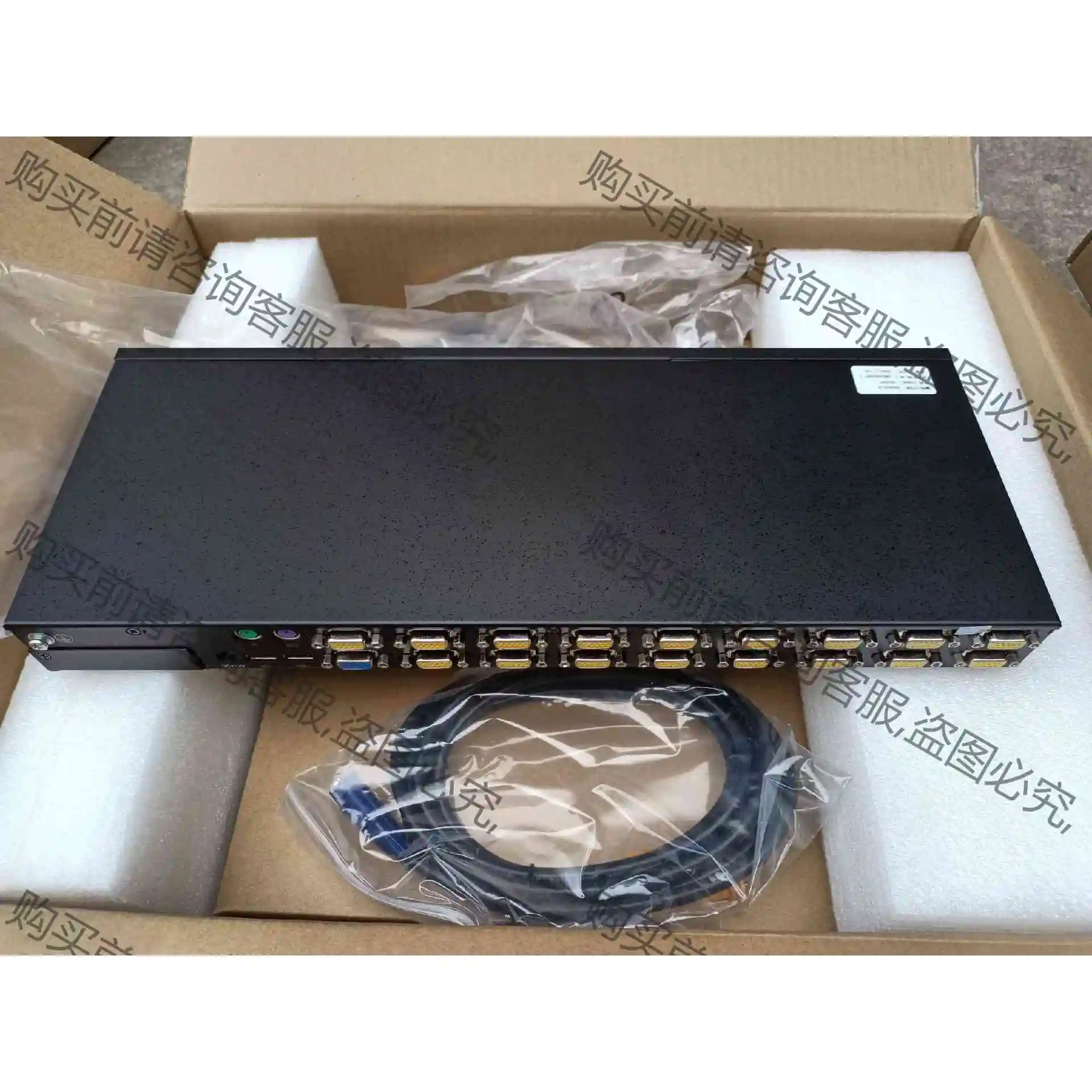 全新原包装 秦安 机架式KVM切换器 XM0116 议价产品 原装拆机功能