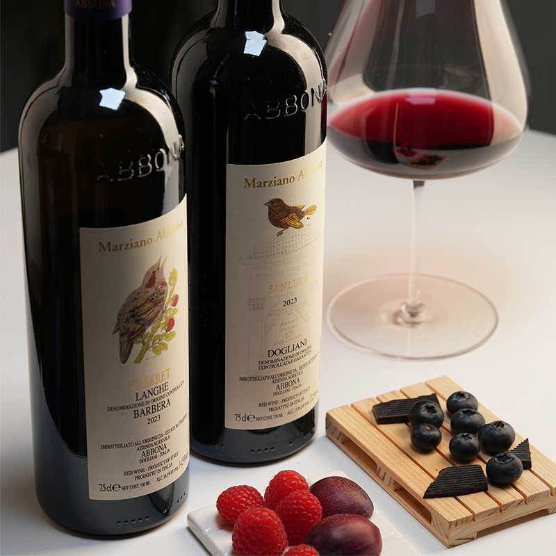 一口西梅覆盆子意大利巴贝拉干红