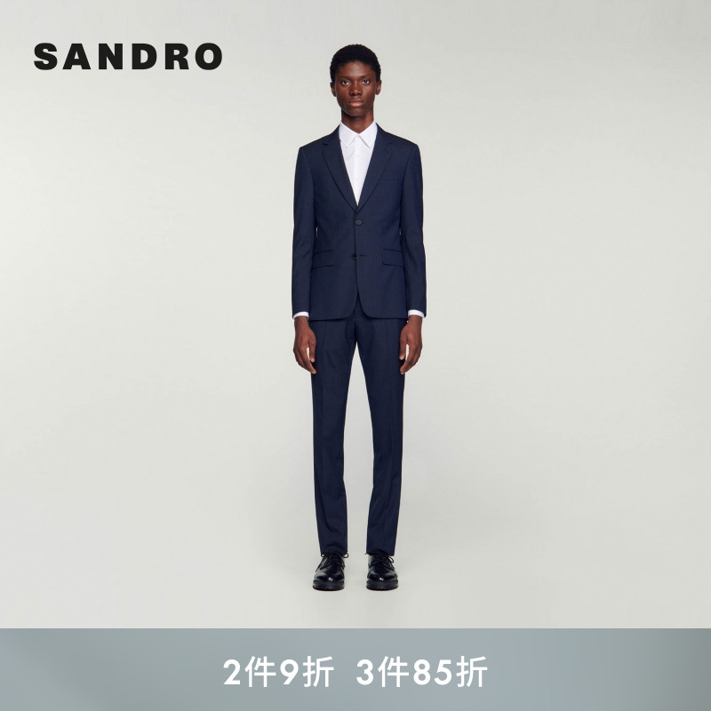 SANDRO经典商务通勤西装外套