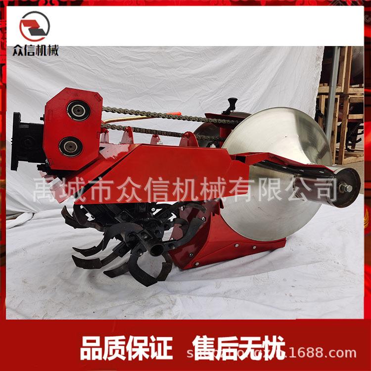 大棚手扶草莓开沟机耕地起垄开沟一体机牵引式后置姜开沟起垄机