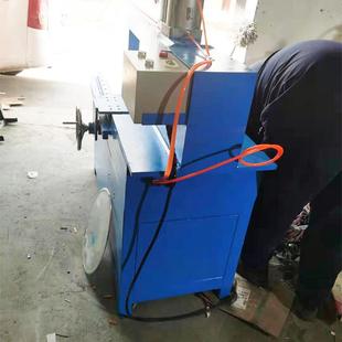 三个厚切圆压边机成型设备 铝板剪圆压边机 圆形交通标牌切圆压边