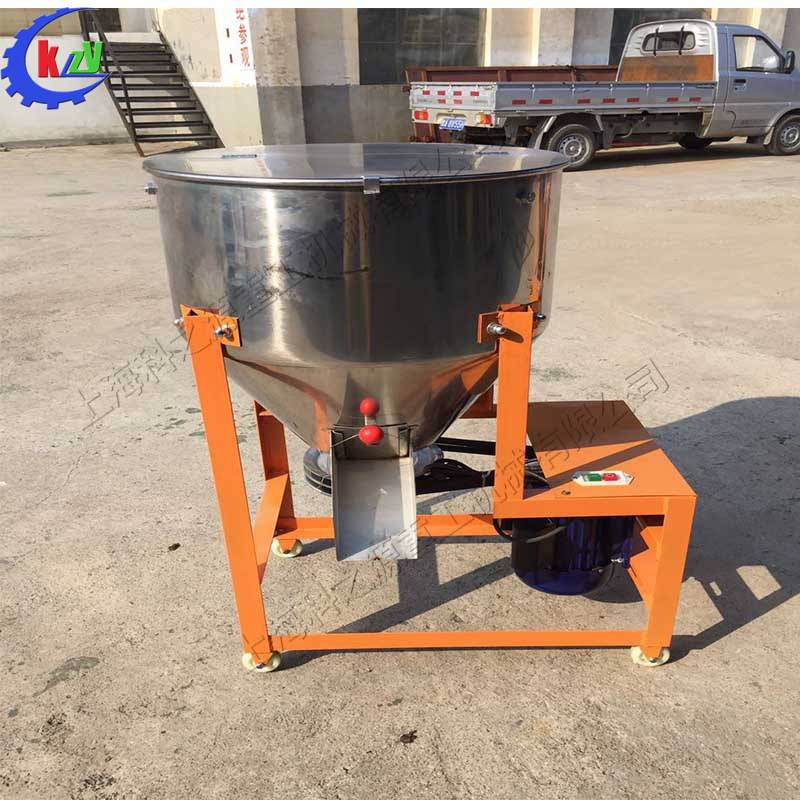 小型花生玉米种子搅拌机 手工上料拌种机 不锈钢立式饲料包衣机