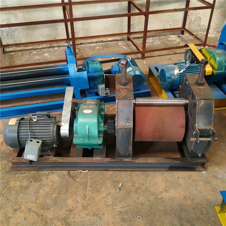 厂家卷筒机生产无直边供应小型电动半自动 铁板三棍卷板机