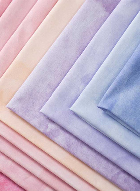 日本进口 川水&keifabric纯棉布料Harmony渐变水彩晕染手工拼布