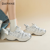 达芙妮厚底老爹鞋 子 百搭增高显瘦休闲轻便运动鞋 女2026新款 春季