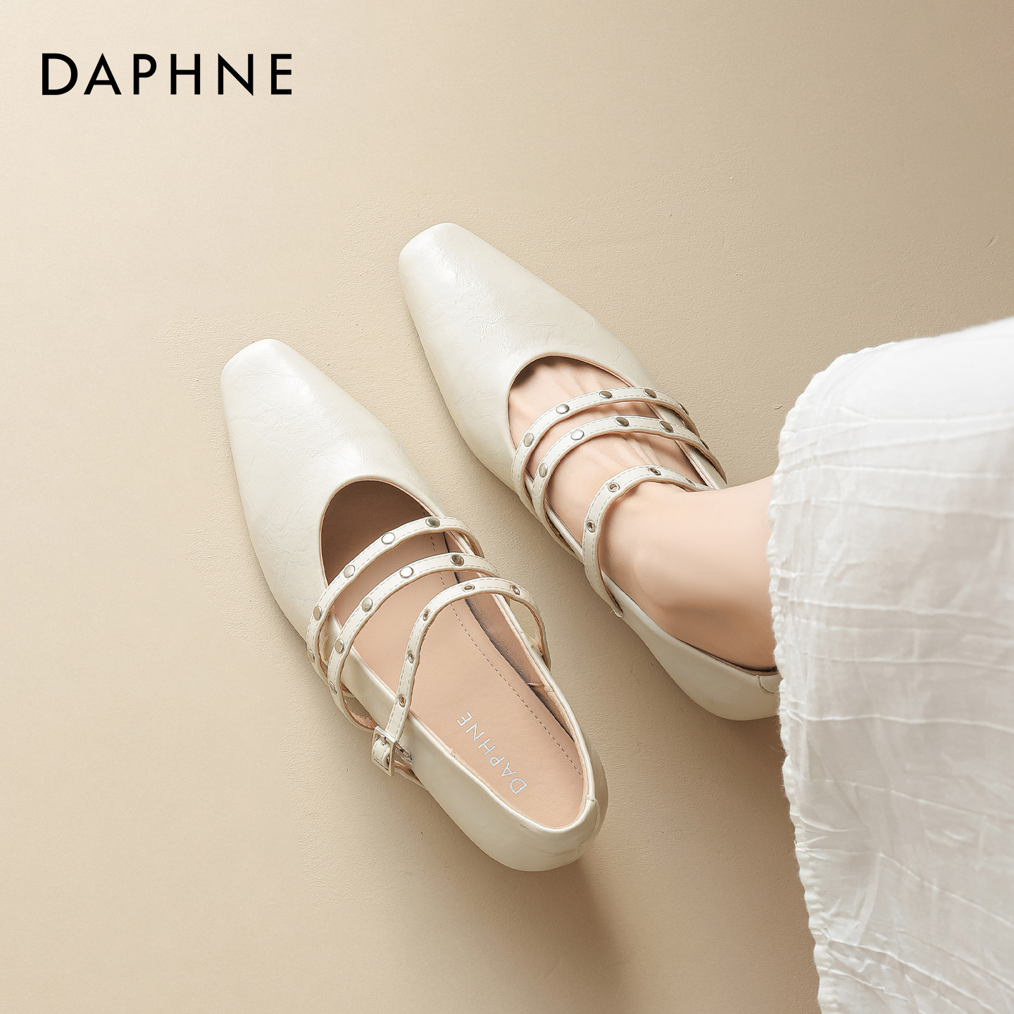 达芙妮玛丽珍鞋法式单鞋小皮鞋女