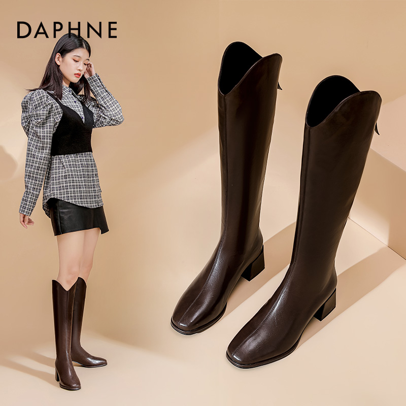 达芙妮长筒靴女骑士靴
