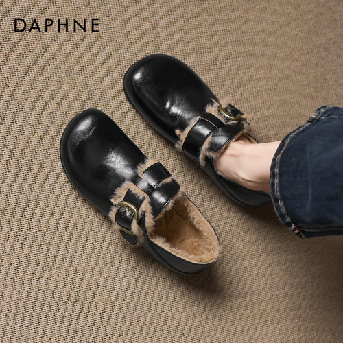 达芙妮2025年秋冬新款深口单鞋