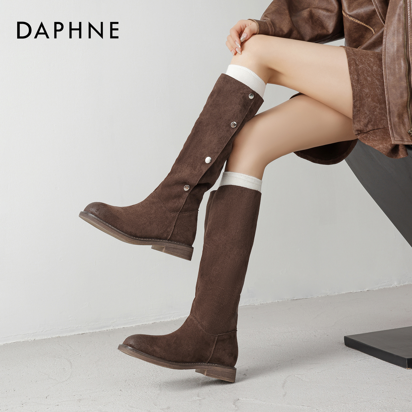 【达芙妮】美拉德两穿长筒骑士靴