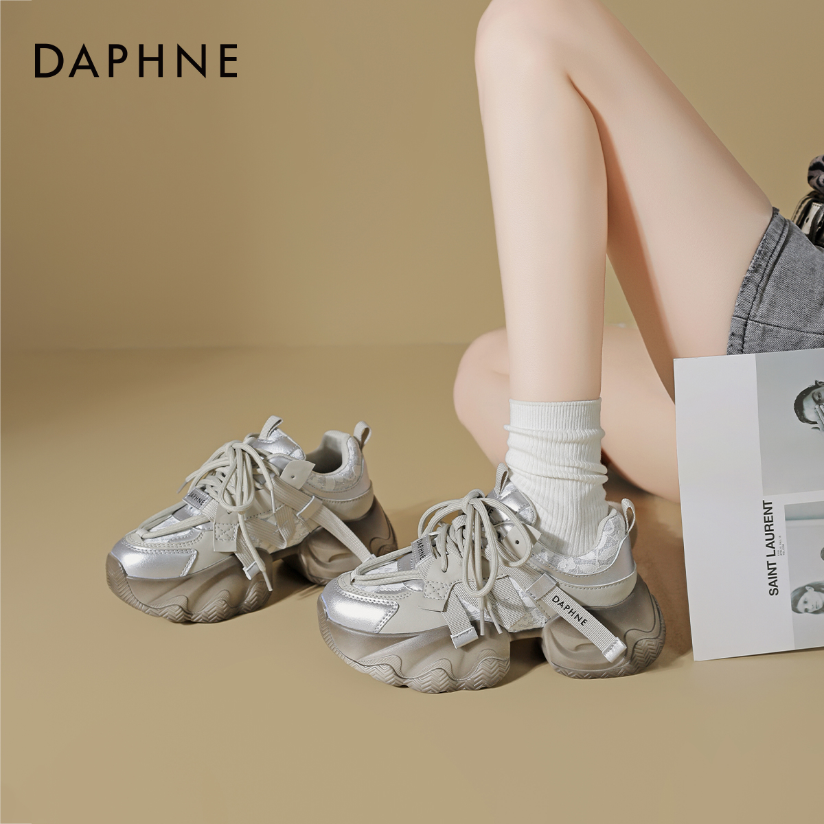 达芙妮2025新款老爹鞋