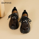 百搭小皮鞋 达芙妮厚底乐福鞋 女 复古单鞋 英伦风女鞋 女2026新款 春季